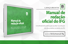 Manual de redação oficial do IFG